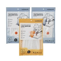 락앤락 겨울옷정리 압축팩세트 미디움(2P*2)+멀티(2P) - 의류.롱패딩.이불정리 진공보관비닐백 청소기밸브형