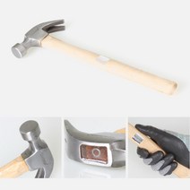 목수 목공 빠루 나무 손잡이 망치 목수망치 목공용, 1개, 빠루망치(나무자루)