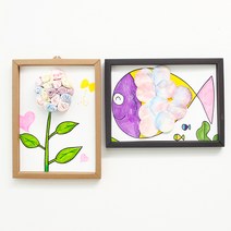 코인 티슈 물감놀이 / 어린이집 유치원 미술활동