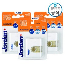 조르단 치실 인비트윈 좁은 치아용 50M 3개, 없음, 상세설명 참조