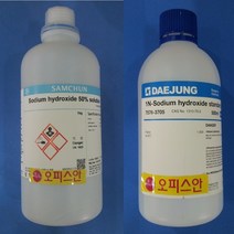 수산화나트륨용액 (0.05mol 0.5mol 5mol) EP/500ml/1L (kor) 0.05mol Sodium hydroxide standard solution, 0.5mol-EP(1L)