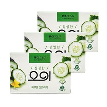 동산씨앤지 오이 비누, 100g, 3개