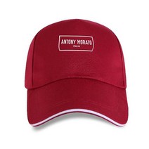 테니스 모자 대두 볼캡 남성 안토니오 모라토 암 박스 로고 검정색 야구 RRP, [09] P-RedWine