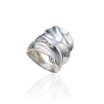 비체 SILVER 웨이브 볼드 반지 S-MPZR022W 122767