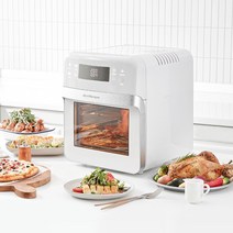 제니퍼룸 올스텐 오븐형 에어프라이어 12L 화이트 + 바스켓 추가 증정, JR-AF1200WH, AC-AF1200BQ