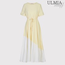 [율미아스탭] 배색플리츠원피스_SKM1OP3611