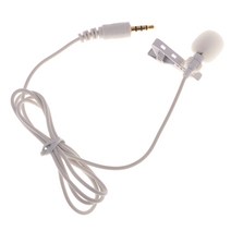lavalier 마이크 미니 클립 온 콘덴서 마이크 for iphone ipad samsung xiaomi 스마트폰 오디오 녹음 3.5mm mic white, 협력사