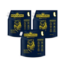 6.35kg(21리터) x 3팩 욜로홀로 울트라 벤토킹 먼지없는 대용량 고양이모래 더스트 프리, 단품