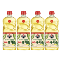 백설 콩기름 콩식용유 1.5L x 4개, 백설 콩기름 1.5L X 4개
