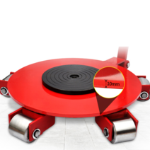 5톤 도비장비 캐스터 화물 운반 롤러 리프터 캐리어, 4톤 스틸휠 360도 회전