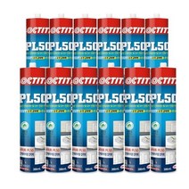 록타이트 실리콘접착제 PL5060 백색(건축내외장용) 300ml(1박스-12개), 상세페이지 참조