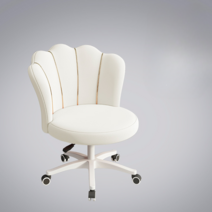 인테리어의자 인테리어 조개 체어 회전형 의자, 화이트