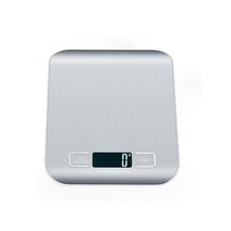 디지털 주방 저울 10kg 5kg 정밀 전자 식품 저울 요리 및 베이킹 측정 도구 스테인레스 스틸 저울, 10kg 1g 흰색