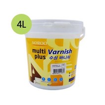 실내목재용 수성바니쉬 투명 반광 4L 인테리어 셀프
