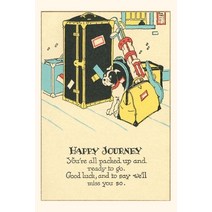 (영문도서) Vintage Journal Crying Dog Amid Luggage Paperback, Found Image Press, English, 9781648111914