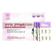 감마리놀렌산 보라지유 오메가6 불포화지방산 식물성에스트로겐 여성호르몬영양제 혈행개선제 콜레스테롤개선 생리영양제 PMS 프로스타글란딘, 1박스