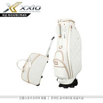 던롭 22년 신형 젝시오 여성 바퀴형캐디백세트 캐리어캐디백 xxio, 실버