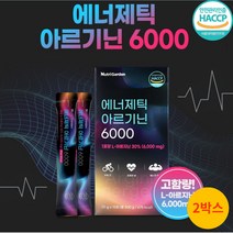 고함량 액상 아르기닌 농축액 6000 스틱 20g 15포 2개