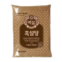 CJ 백설 흑설탕 1kg, 1개
