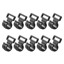 10pcs 텐트 후크 캠핑 캐러밴 천막 텐트 바람 밧줄 클램프 텐트 클립 바람 방전, -중