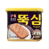 목우촌 뚝심 340g 100% 국산 원료육 햄 통조림, 1개