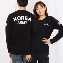 기모 로카후리스 긴팔 로카티 ROKA 겨울 군인 티셔츠