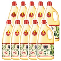 백설 식용유 콩기름 1.8L x 10개