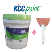 KCC친환경 숲으로 내부 외부( 특수아크릴 쪼인 균열 크랙보수 퍼티 5L) +작업도구 D헤라 한개, 외부용, 5000ml