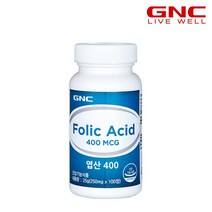 [GNC] 엽산 400 (100정) 100일분, 단품, 단품