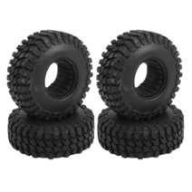trx4m 1.0 quot 고무 휠 타이어 54mm 1/18 1/24 RC 크롤러 자동차 축 SCX24 브롱코 글래디에이터 FMS FCX24 Enduro24 Traxxas TRX4