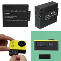 sjcam sj4000 sj5000 sj6000 sj7000 액션 카메라 배터, 2 PCS 배터리