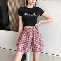비디 여자 스퀘어 홈웨어 트렁크 반바지 팬츠 500182