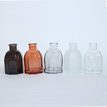 루이스 디퓨저용기 유리 디퓨져병 인테리어 유리병 미니 화병, 연블랙