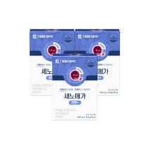 대웅제약 세노메가 오메가3 코큐텐 큐텐+3개월혈행혈압케어