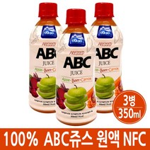 ABC쥬스 비트 사과 당근 에비씨 에이비씨 쥬스 ABC 주스 착즙 NFC 라이코펜 100%
