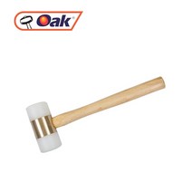 손도구 비 스파크 폭발 증거 베릴륨 0.8KG 플라스틱 망치 Hictory 나무, 한개옵션0