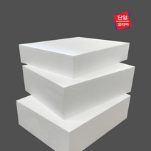 스티로폼 압축 스티로폼 조각용/미술용/흰색 스티로폼 600 x 900 (180T - 600T), 스티로폼 3호 600T 600x900 (1장)
