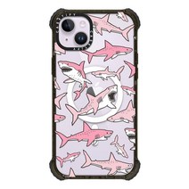 CASETiFY Ultra Impact 아이폰 14 플러스 케이스 [5X 군용 등급 낙하 테스트 / 3.5m(11피트) 보호/Magsafe와 호환] - Broccozilla 유광, Polka Daub Hearts