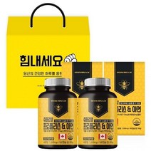 힐링팩토리 캐나다 프로폴리스 아연 180정X2통 (12개월분) 767338, 1.없음