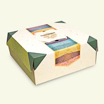 메이크박스 선물상자 떡케익 상자 투명케익박스 떡상자 떡포장 답례상자 - 떡케익 5호, 25장