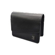 브렌스 골프 거리측정기 가죽케이스 가로형, 블랙