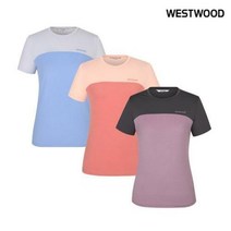 웨스트우드 여성 상하 배색 반팔티 WM2WCTR460