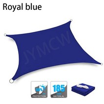 돔텐트 jymcw 야외 그늘 돛 300d 폴리 에스테르 방수 uv-proof 천막 간이, 300x400cm, 로얄 블루