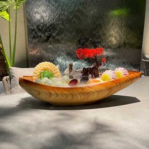 회접시 일본 트레이 스시 오마카세 그릇 플레이트, C타입