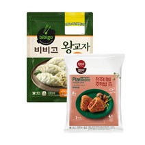비비고 냉동 왕교자 1.05kg+플랜테이블 전주비빔주먹밥 500g