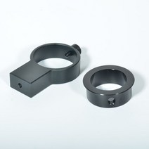 광학현미경 현미경 테이블 스탠드 용 50mm 링 어댑터 및 5040mm, [01] Black