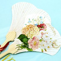 은행잎부채 한지반제품 G-02-054