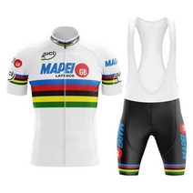 자전거의류 바람막이 사이클 져지 자켓 남성용 사이클링 저지 세트 자전거 반바지 MTB 속건성 의류 셔츠 화이트 블루 통기성 슈트 여름