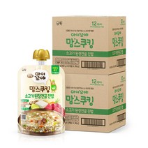 아이꼬야 맘스쿠킹 이유식 100g, 된장찌개 진밥, 20개