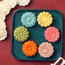 월병틀 화과자 스탬프 꽃모양틀 32종모음, AO(4.5cm)